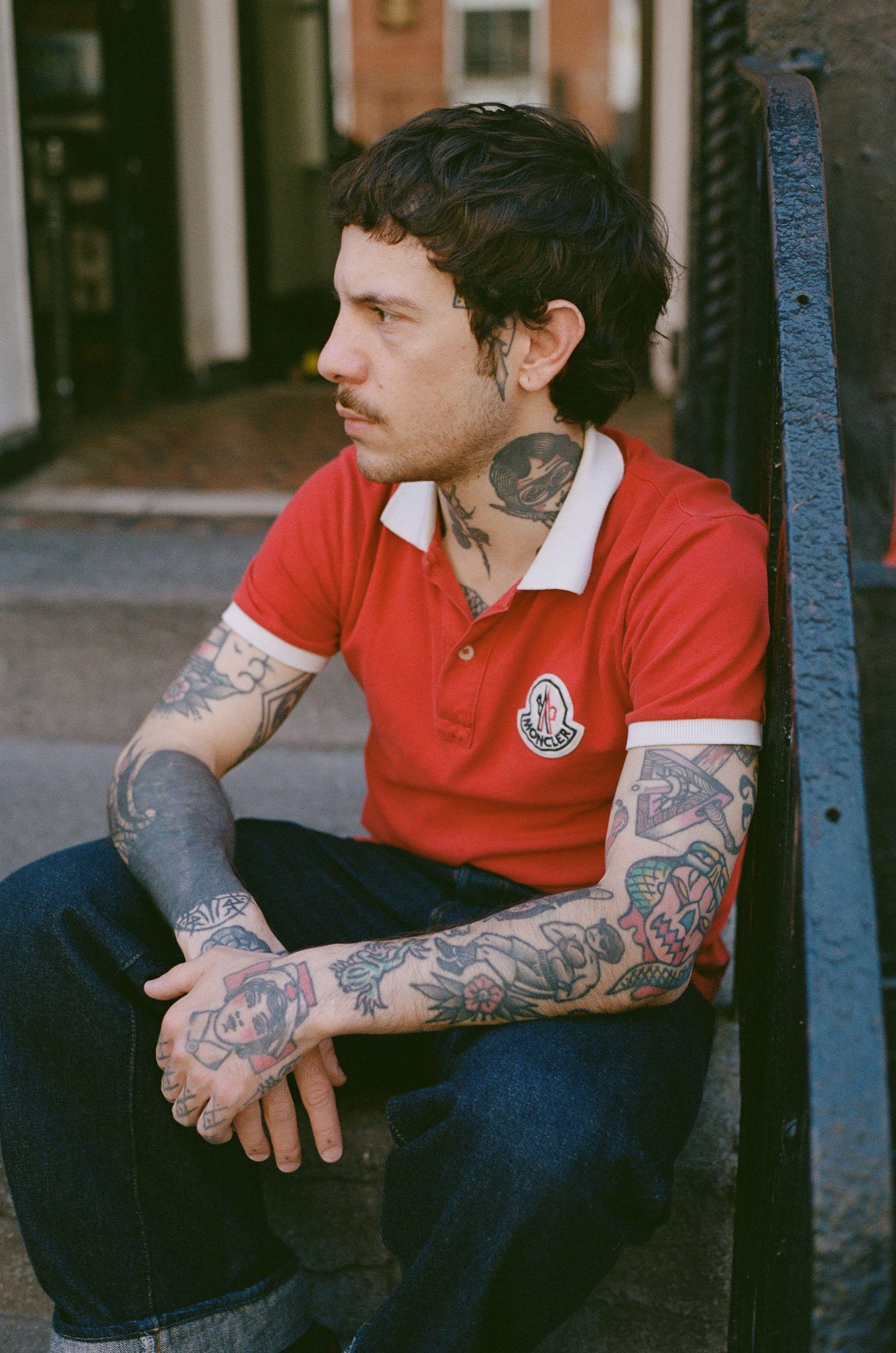 Alberto on the stoop